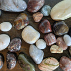 Signature Stones in Horizontal Glass Display