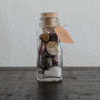 250g Medium Tumble Polished Stones in Cork-Top Glass Jars
