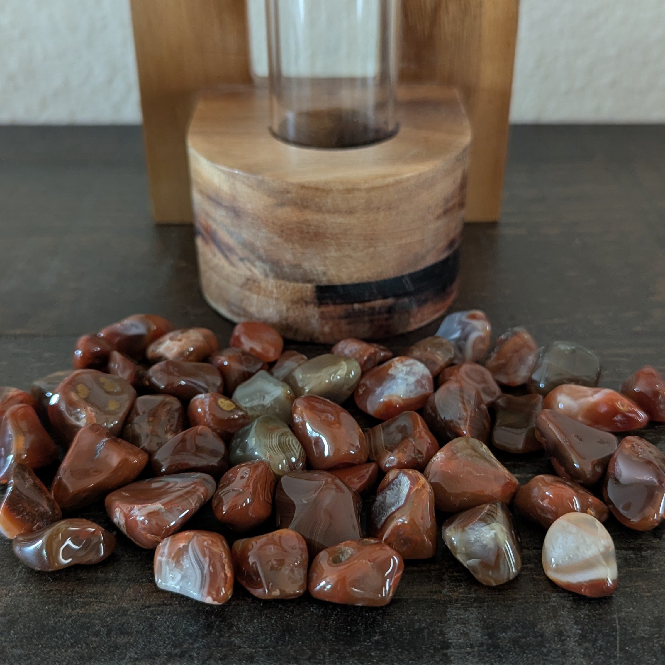 Mini Lake Superior Agate Display