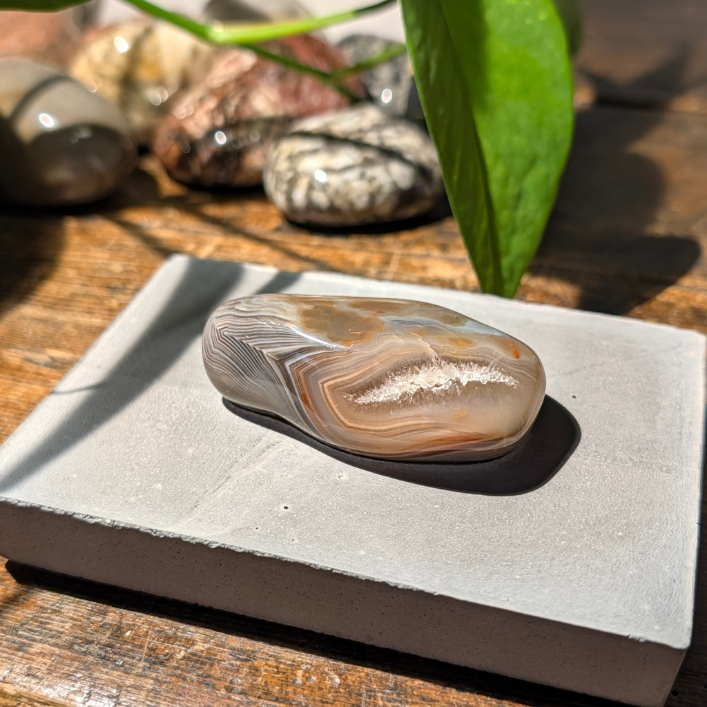 Solitaire No. 120 — Lake Superior Agate