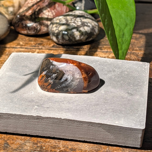 Solitaire No. 123 — Lake Superior Agate