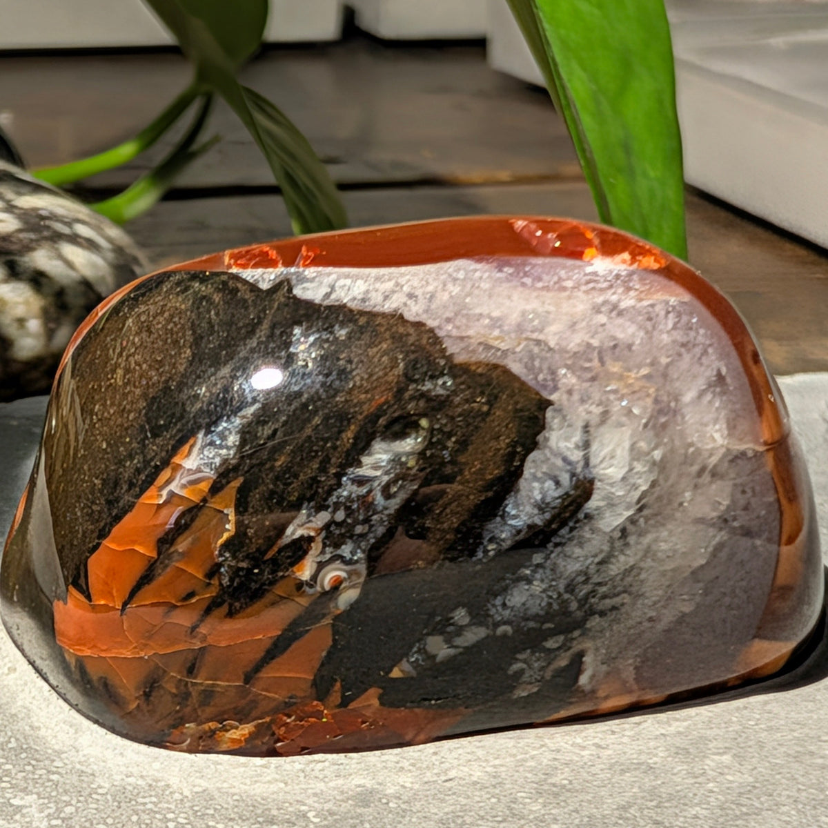 Solitaire No. 123 — Lake Superior Agate