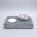 Solitaire No. 152 — Great Lakes Stone · Candle Light