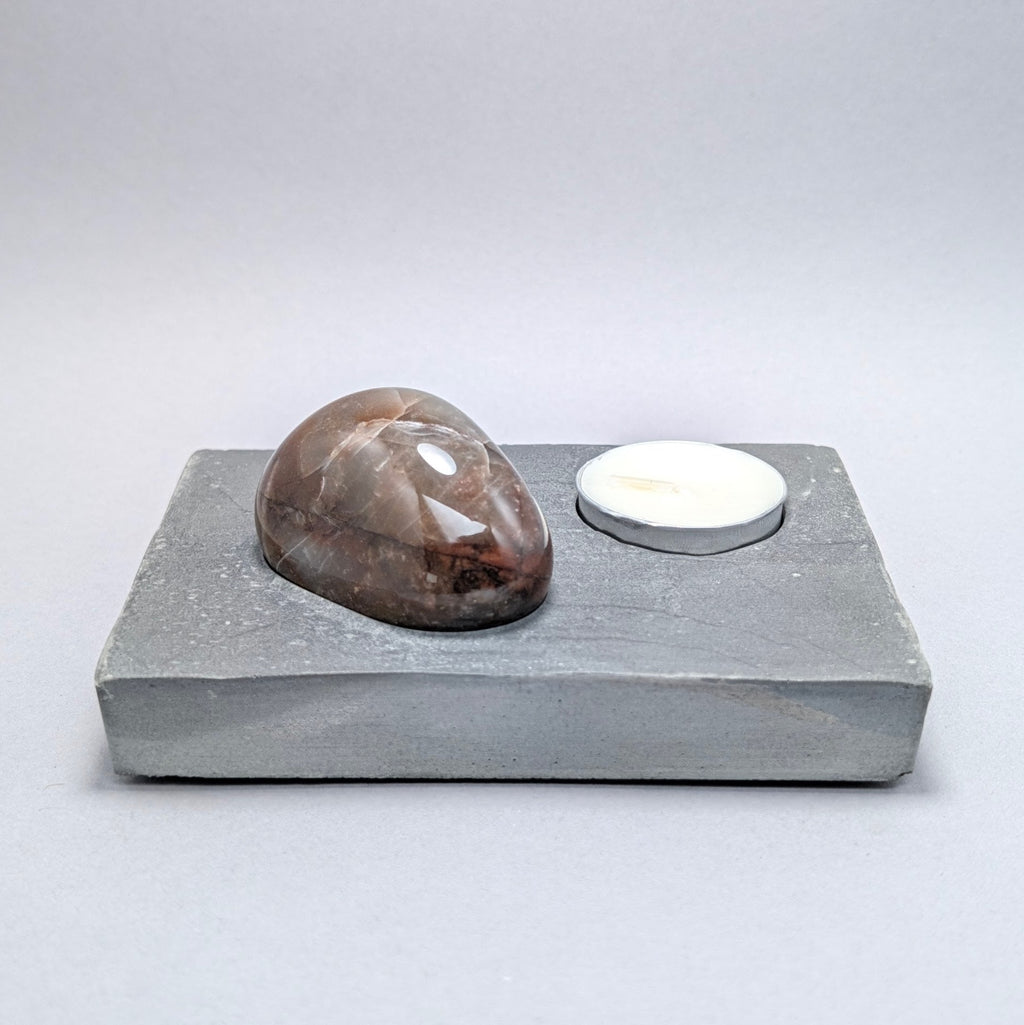 Solitaire No. 157 — Great Lakes Quartz · Candle Light