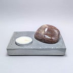 Solitaire No. 160 — Great Lakes Quartz · Candle Light