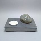 Solitaire No. 161 — Great Lakes Stone · Candle Light